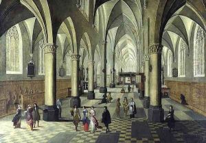 Interior of a Cathedral 1659 by Peeter, the Younger Neeffs