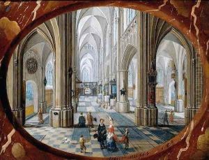 Interior of a Gothic Church 2 by Peeter, the Younger Neeffs