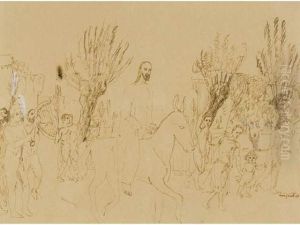 Scene Biblique by Max Jacob