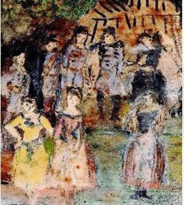 Personnages De Theatre, Circa 1913 by Max Jacob