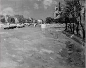 La Seine Devant Notre-dame La Seine Devant Notre-dame
