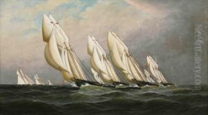 Racing Schooner by Antonio Nicolo Gasparo Jacobsen