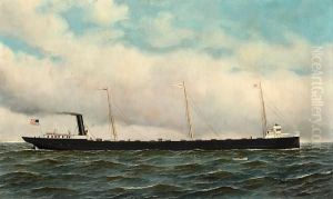 The Tanker S.s. by Antonio Nicolo Gasparo Jacobsen