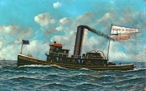 Henry N. Dubois Off Manhattan, New York by Antonio Nicolo Gasparo Jacobsen