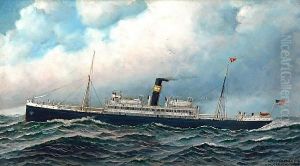 The American Liner Ponce At Sea