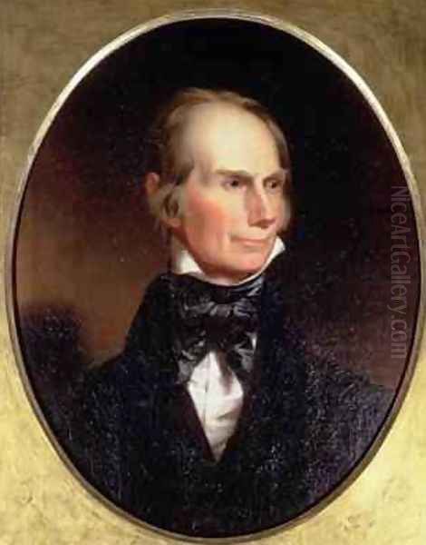 Portrait of Henry Clay 1777-1852 painted for his election campaign 1842 by John Neagle