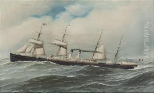 The Red Star Line Vessel by Antonio Nicolo Gasparo Jacobsen