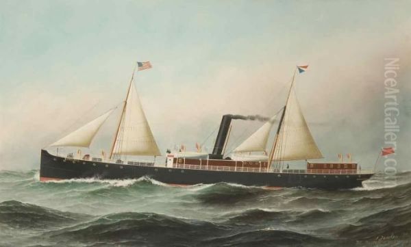 The Steam/sail Ship - view 1