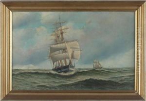 In Rough Seas by Antonio Nicolo Gasparo Jacobsen