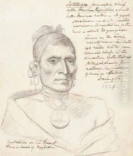 Iskatupee, Pawnee Chief - view 1