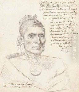 Iskatupee, Pawnee Chief by John Neagle