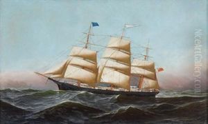 Portrait Of The Ship E.j. Spicer