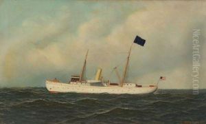 Portrait Of The Of The Screw Pilot Boat by Antonio Nicolo Gasparo Jacobsen