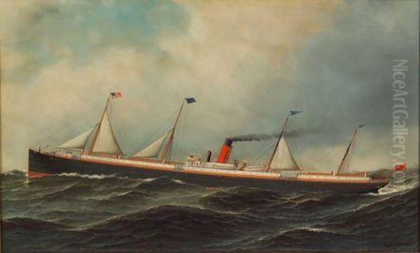 Portrait Of The Screw Steamer
Mississippi. - view 1