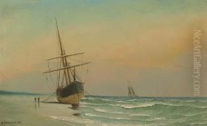 The Ship Ashore For Breening by Antonio Nicolo Gasparo Jacobsen