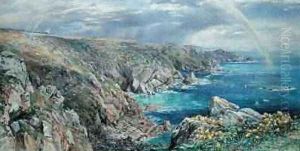 South Coast of Guernsey from the Cribiere 1862 by Paul Jacob Naftel
