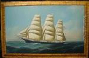 The Clipper Ship 'triumphant' by Antonio Nicolo Gasparo Jacobsen