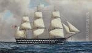U.s. Ship-of-the-line by Antonio Nicolo Gasparo Jacobsen