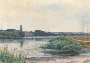 A summer's day at Goring-on-Thames by Paul Jacob Naftel