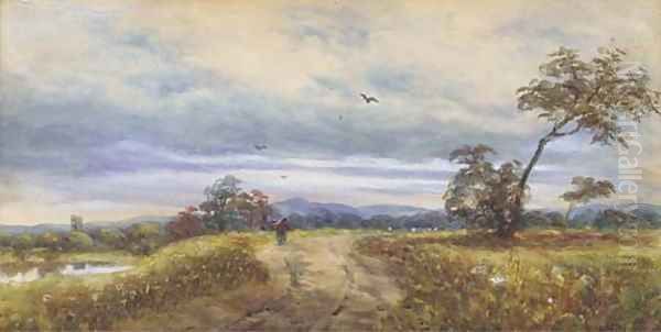 Returning home at dusk - view 1