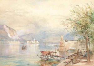 Island of Pescatori, Maggiore by Paul Jacob Naftel