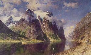 The Fjord by Adelsteen Normann