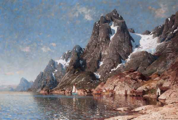 Seilbåter På Fjorden (Sailing on the Fjord) - view 1
