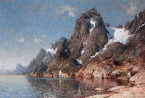 Seilbåter På Fjorden (Sailing on the Fjord)