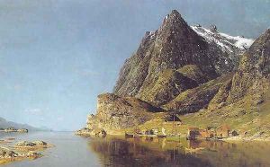 View of a fjord 2 by Adelsteen Normann