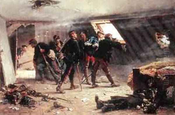 Episode from the FrancoPrussian War 1875 - view 1