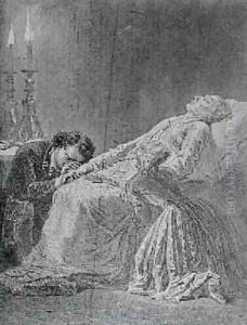 The Death of Jean Valjean by Alphonse Marie de Neuville