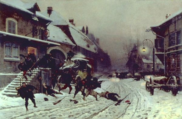 The Attack at Dawn 1877 - view 1