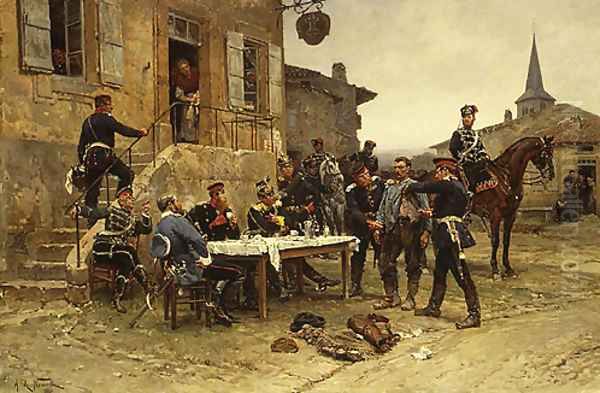 The Spy 1880 by Alphonse Marie de Neuville