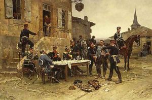 The Spy 1880 by Alphonse Marie de Neuville