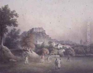Edinburgh from the Bruntsfield Golf Links by Francis Nicholson