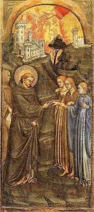 The Mystical Marriage of St. Francis to Poverty by Ottaviano Nelli