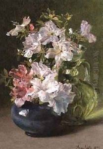 Azaleas in a Jug 4 by Maud Naftel