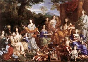 The Family of Louis XIV 1670 by Jean Nocret
