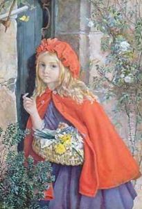 Little Red Riding Hood 1862 by Isabel Oakley Naftel