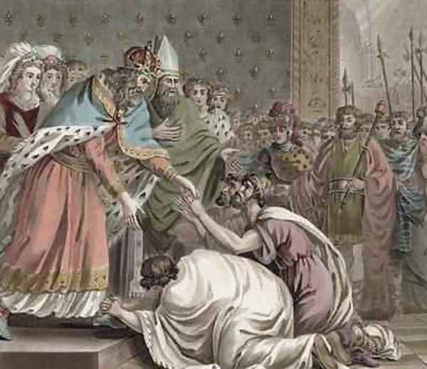 Charlemagne 742-814 Receives the Ambassadors from the Emperor of the East - view 1