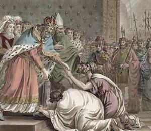 Charlemagne 742-814 Receives the Ambassadors from the Emperor of the East by Naigeon, Jean Claude