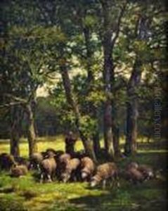 Un Troupeau, Jour D'ete A Barbizon