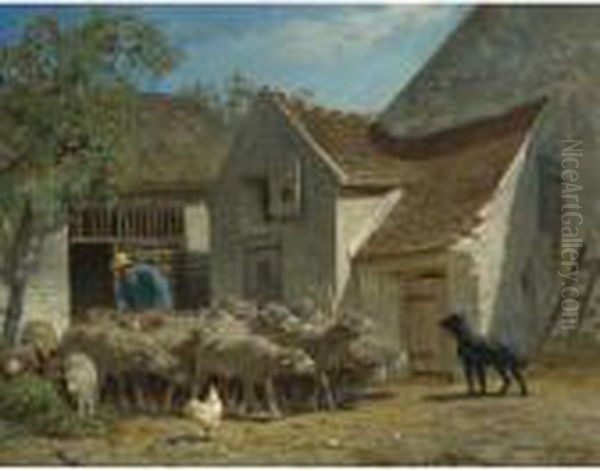 Preparing The Flock For Pasture - view 1