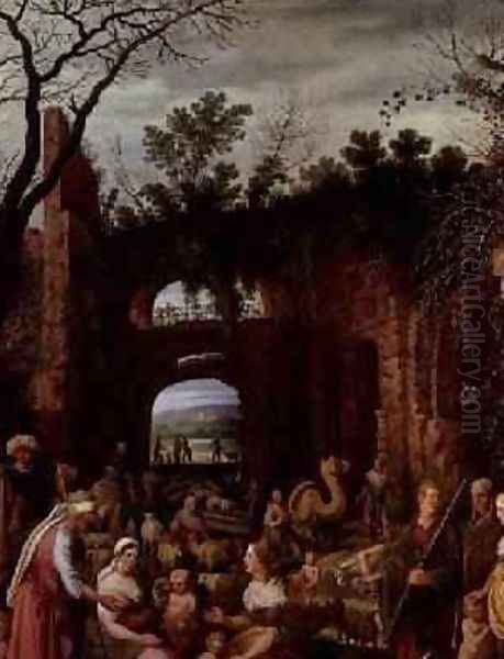 Laban Searching for the Stolen Teraphims Amongst Jacobs caravan - view 1