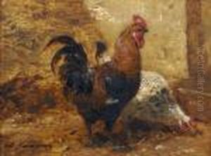 Rooster by Charles Emile Jacque