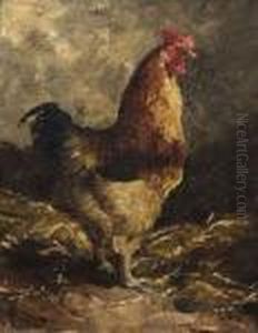 Jacques - La Poule by Charles Emile Jacque