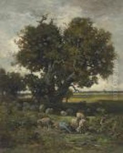 Little Boy Blue by Charles Emile Jacque