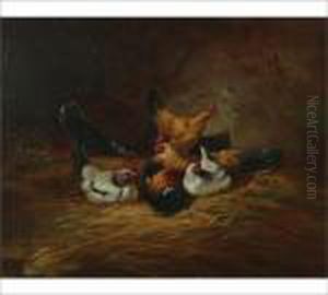 Sign., 23x29 by Charles Emile Jacque