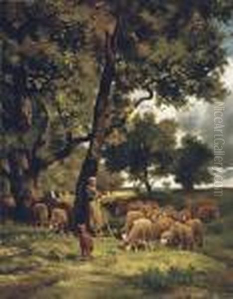 The Shepherdess And Her Flock - view 1