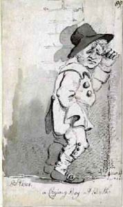 A Crying Boy at Bath 1801 by John Nixon